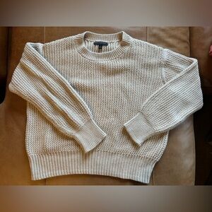 Banana Republic Textured Cream Sweater